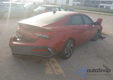2025 Hyundai Elantra Sel Sport from USA, damaged, VIN KMHLM4DG7SU056993